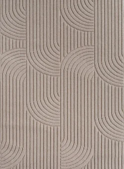 Ayyildiz Kurzflorteppich HELIX beige B/H/L: ca. 80x0,7x250 cm