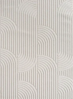 Ayyildiz Kurzflorteppich HELIX creme B/H/L: ca. 80x0,7x250 cm