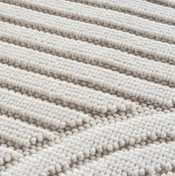 Ayyildiz Kurzflorteppich HELIX creme B/H/L: ca. 80x0,7x250 cm