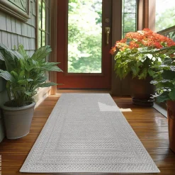 Ayyildiz Outdoorteppich DESERT grau B/L: ca. 80x250 cm