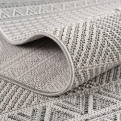Ayyildiz Outdoorteppich DESERT grau B/L: ca. 280x370 cm