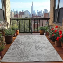 Ayyildiz Outdoorteppich DESERT grau B/L: ca. 280x370 cm