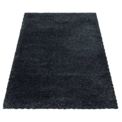 Ayyildiz Teppich FLUFFY anthrazit B/L: ca. 60x110 cm