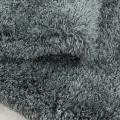 Ayyildiz Teppich FLUFFY hellgrau B/L: ca. 60x110 cm