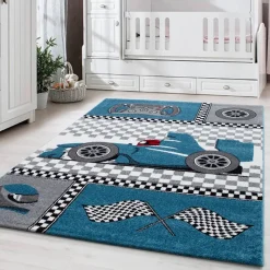 Ayyildiz Teppich KIDS blau B/L: ca. 200x290 cm