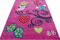 Ayyildiz Teppich KIDS lila B/L: ca. 120x170 cm
