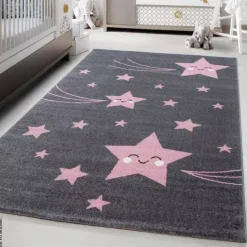 Ayyildiz Teppich KIDS pink B/L: ca. 160x230 cm