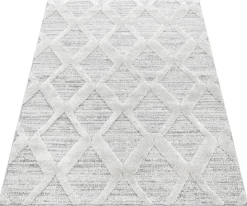 Ayyildiz Teppich PISA grau B/L: ca. 160x230 cm