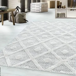 Ayyildiz Teppich PISA grau B/L: ca. 160x230 cm