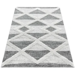 Ayyildiz Teppich PISA grau B/L: ca. 160x230 cm