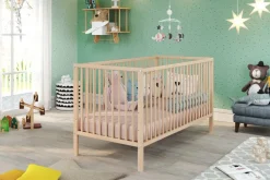 Babybett buche B/H/T: ca. 144x84x78 cm Liegefläche B/L: ca. 70x140 cm