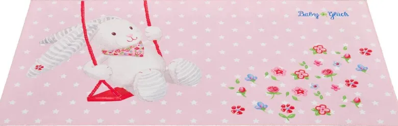 Baby Glück Kinderteppich rosa B/L: ca. 80x150 cm