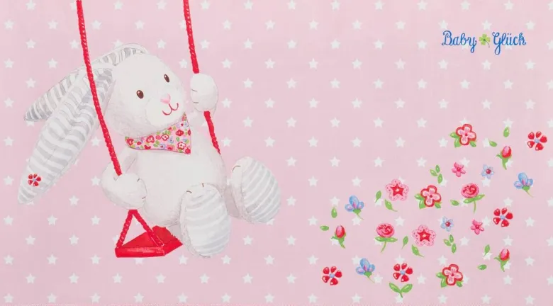 Baby Glück Kinderteppich rosa B/L: ca. 80x150 cm
