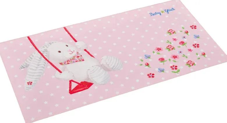 Baby Glück Kinderteppich rosa B/L: ca. 80x150 cm