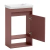 Badezimmer-Set Avio mauve B/H/T: ca. 45,5x80x27,5 cm