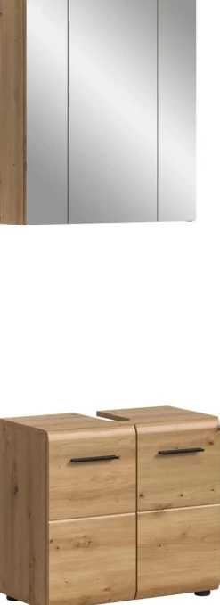 Badezimmer-Set Ice Artisan Oak Nachbildung B/H/T: ca. 60x185x30 cm
