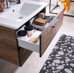 Badezimmer-Set Quickset 374 Eiche Ribeck Nachbildung B/H/T: ca. 75x200x45 cm