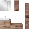 Badezimmer-Set Quickset 374 Eiche Ribeck Nachbildung B/H/T: ca. 142x200x44,5 cm