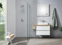 Badezimmer-Set Quickset 360 weiß glanz B/H/T: ca. 78x200x50 cm