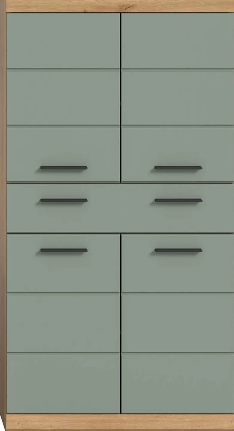Badezimmer-Set Scout Eiche Artisan Nachbildung salbei Nachbildung B/H/T: ca. 74x141x31 cm