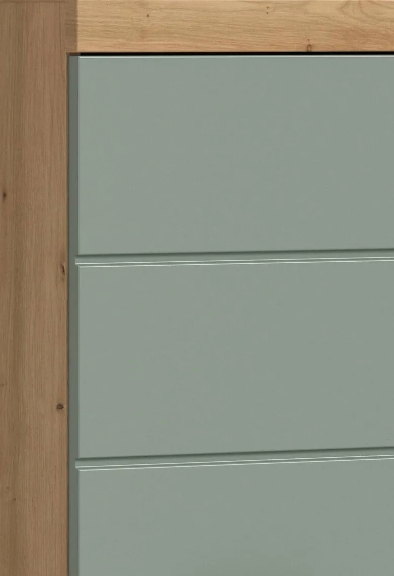 Badezimmer-Set Scout Eiche Artisan Nachbildung salbei Nachbildung B/H/T: ca. 74x141x31 cm