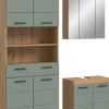 Badezimmer-Set Scout Eiche Artisan Nachbildung salbei Nachbildung B/H/T: ca. 149x34x191 cm