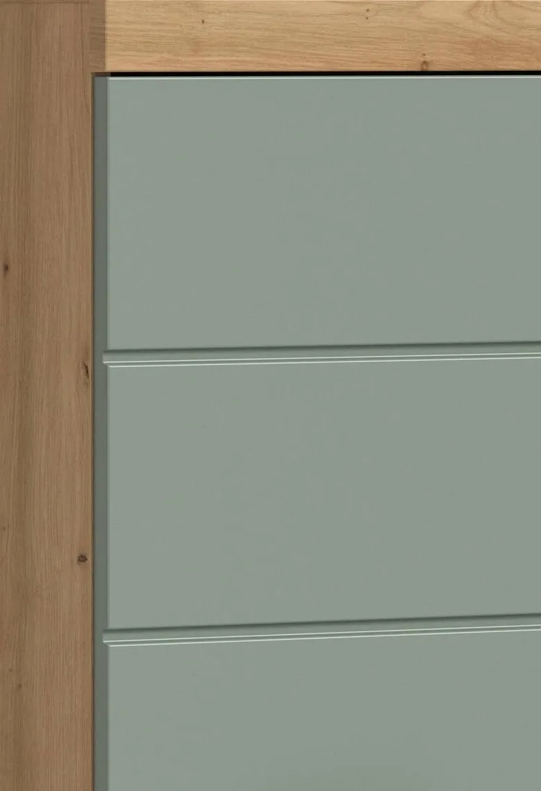 Badezimmer-Set Scout Eiche Artisan Nachbildung salbei Nachbildung B/H/T: ca. 149x34x191 cm