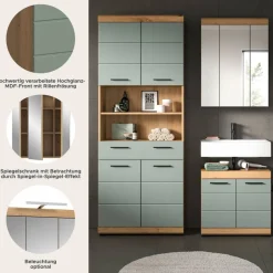 Badezimmer-Set Scout Eiche Artisan Nachbildung salbei Nachbildung B/H/T: ca. 149x34x191 cm