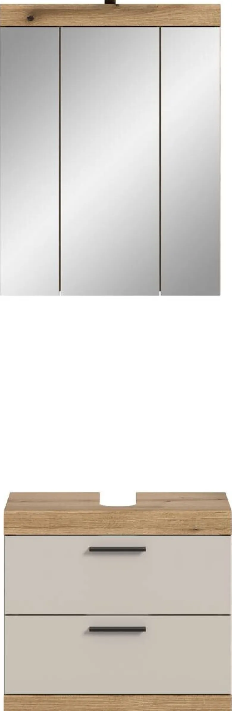 Badezimmer-Set Scout Evoke Oak Nachbildung Kaschmirgrau Nachbildung B/H/T: ca. 60x191x34 cm