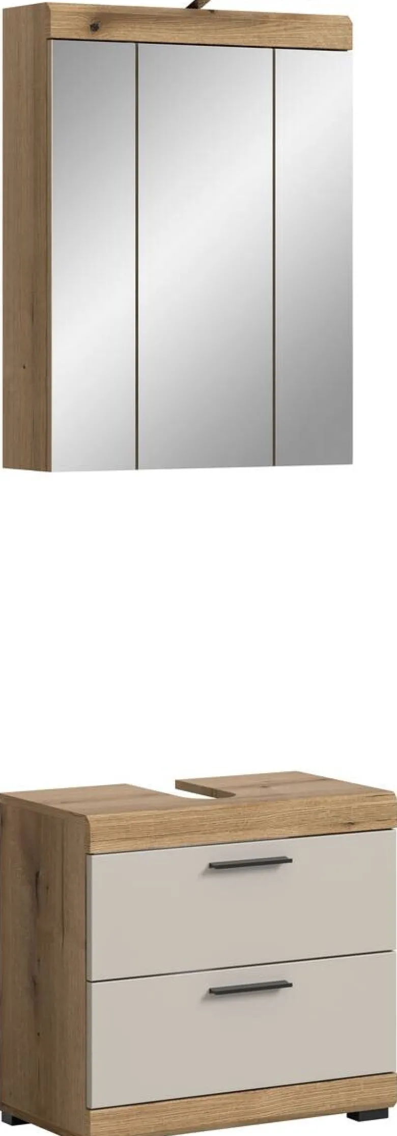 Badezimmer-Set Scout Evoke Oak Nachbildung Kaschmirgrau Nachbildung B/H/T: ca. 60x191x34 cm