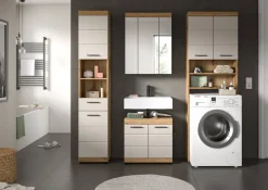 Badezimmer-Set Scout Evoke Oak Nachbildung Kaschmirgrau Nachbildung B/H/T: ca. 190x191x34 cm