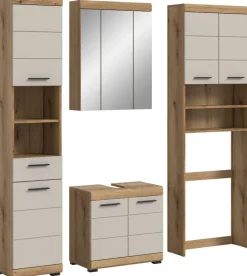 Badezimmer-Set Scout Evoke Oak Nachbildung Kaschmirgrau Nachbildung B/H/T: ca. 190x191x34 cm
