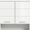 Badhängeschrank Scout weiß weiß Hochglanz B/H/T: ca. 74x79x24 cm