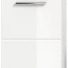 Badhochschrank ICE weiß weiß Hochglanz B/H/T: ca. 30x110x30 cm