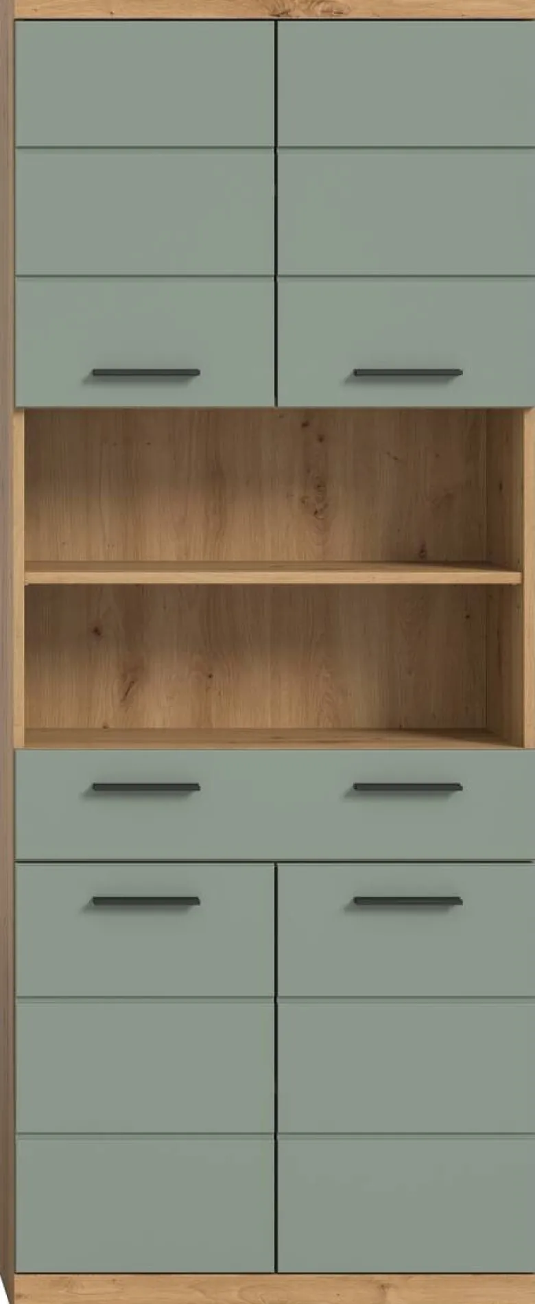 Badhochschrank Scout Eiche Artisan Nachbildung salbei Nachbildung B/H/T: ca. 74x191x31 cm