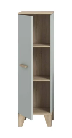Badkommode STAR hellgrün Eiche hell Nachbildung B/H/T: ca. 34x116x31 cm