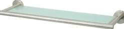 Bad-Konsole silber Edelstahl B/H/L: ca. 54x5x14 cm