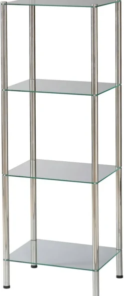Badregal Edelstahl Edelstahl B/H/T: ca. 40x112x30 cm