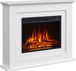 Balderia Elektrischer-Kamin EF447A-MT447A-W weiß B/H/T: ca. 100x82x25 cm