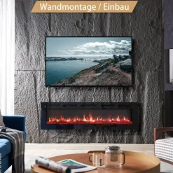 Balderia Elektrischer-Kamin Leif 60 B/H/T: ca. 142,5x38,6x13,8 cm ca. 2000 W
