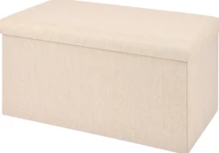 Bank beige B/H/L: ca. 38x38x76 cm