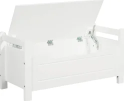 Bank Bosse weiß lackiert B/H/T: ca. 88x43x38 cm