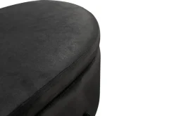 Bank NOVA schwarz Metall B/H/T: ca. 95x42x37,5 cm