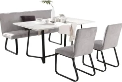 Bank TALEA hellgrau B/H/T: ca. 160x92x59 cm