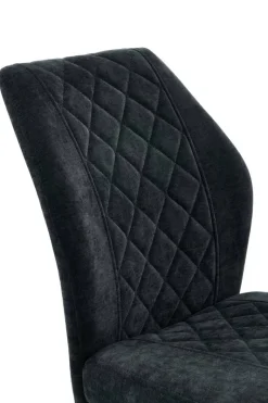 Barhocker Babsi schwarz Microfaser B/H/T: ca. 44x99x57 cm