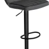 Barhocker FM-175 anthrazit Kunstleder B/H/T: ca. 41x88x48 cm