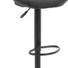 Barhocker FM-120 anthrazit Microfaser B/H/T: ca. 56x82x50 cm