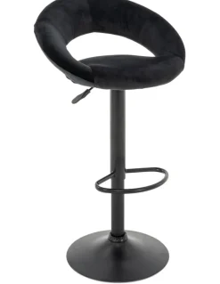 Barhocker FM-120-1 schwarz Samt B/H/T: ca. 56x103x50 cm