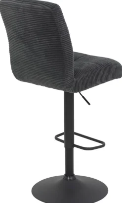 Barhocker Leni I, 2er-Set anthrazit B/H/T: ca. 44x124x57 cm
