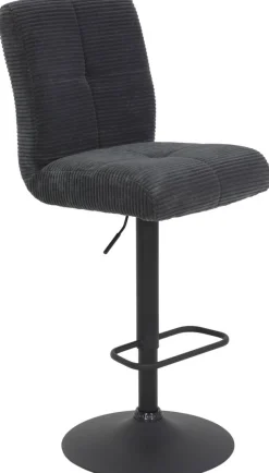 Barhocker Leni I, 2er-Set anthrazit B/H/T: ca. 44x124x57 cm